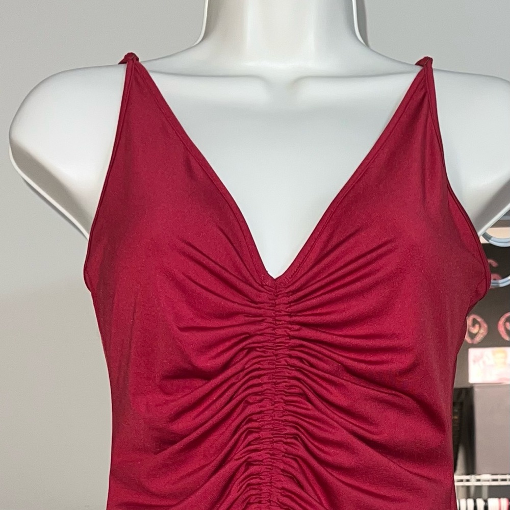 Sexy red dress